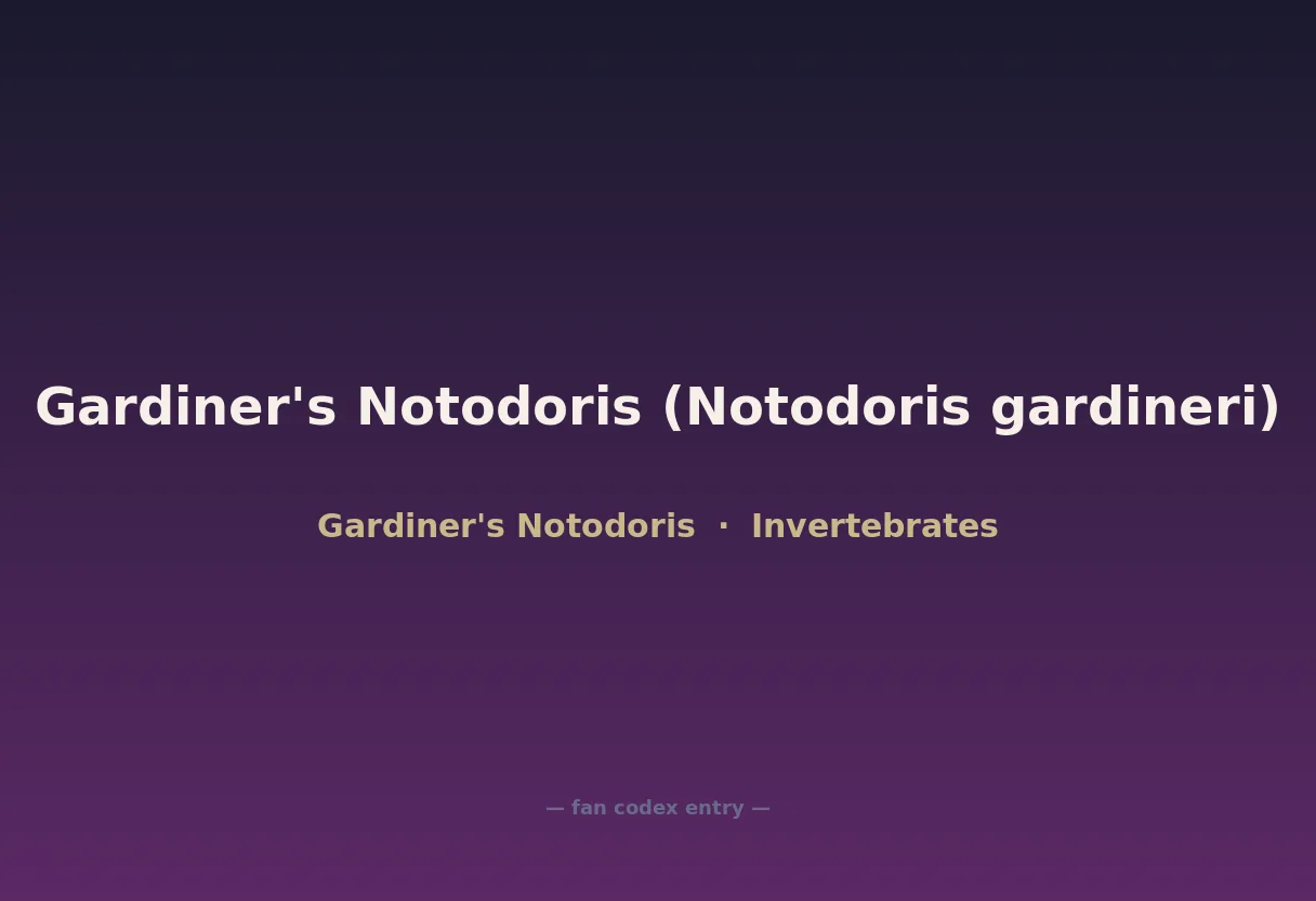 Gardiner's Notodoris (Notodoris gardineri)