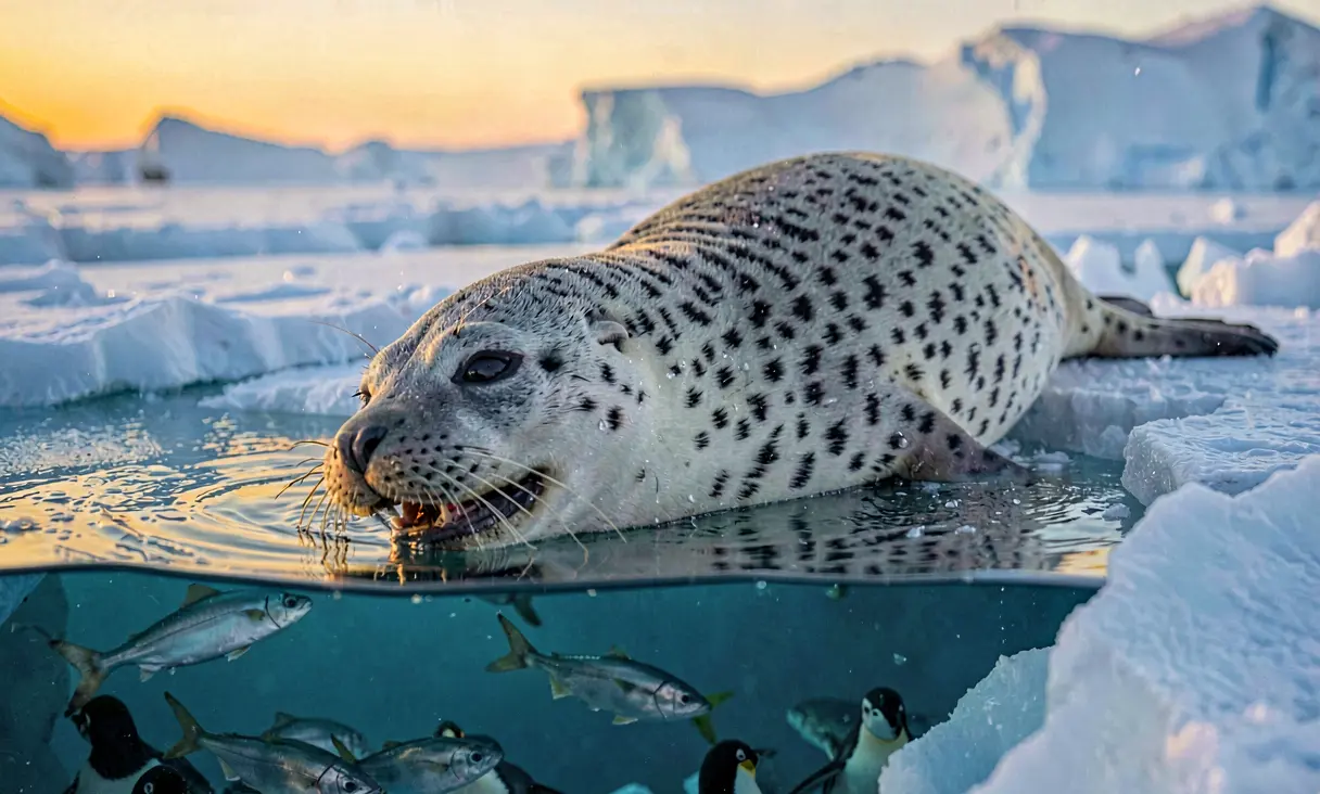 Northern Leopard Seal