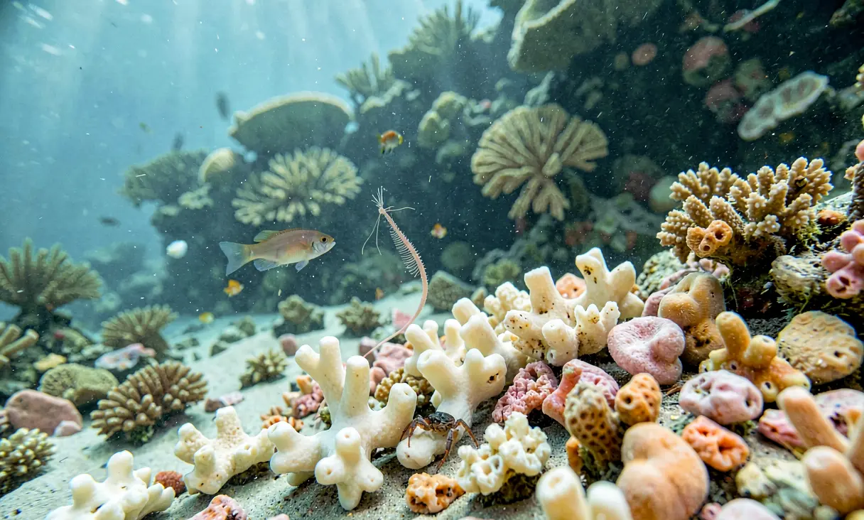 Coral rubble