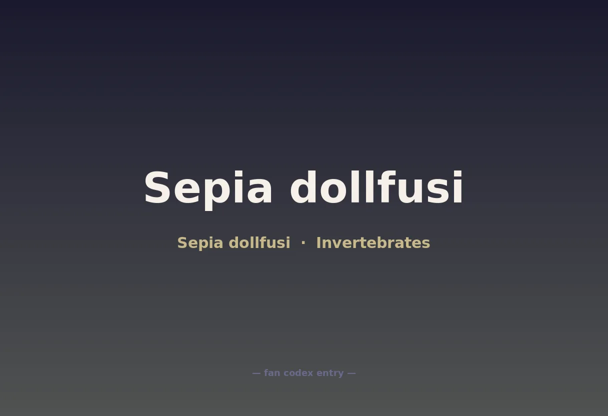 Sepia dollfusi