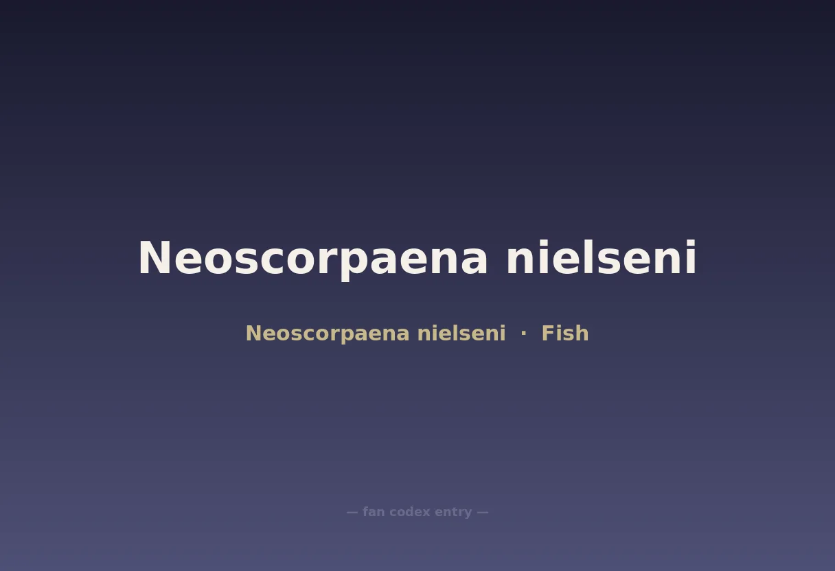 Neoscorpaena nielseni
