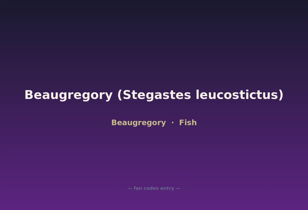 Beaugregory (Stegastes leucostictus)