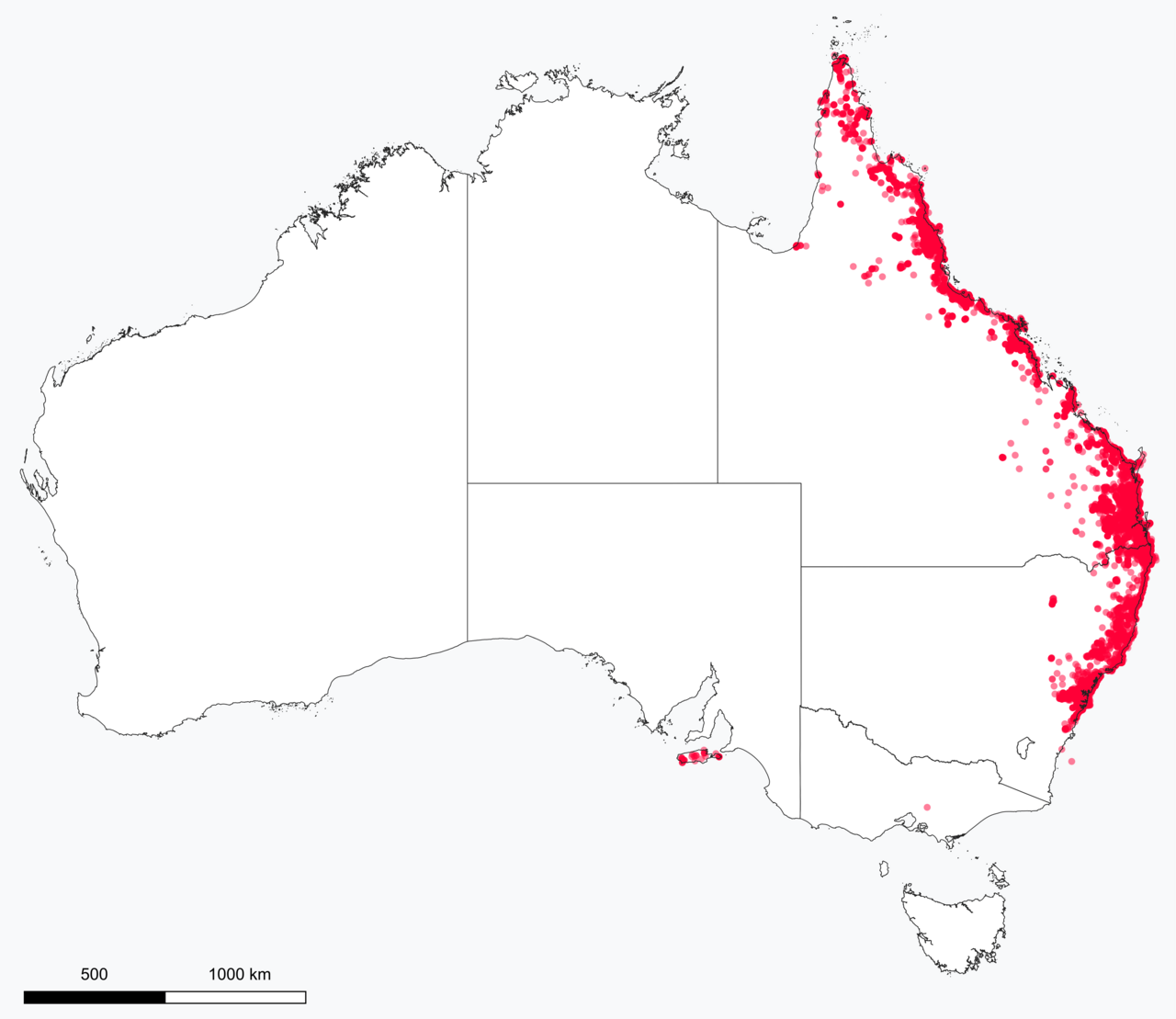Distribution and occurrence records