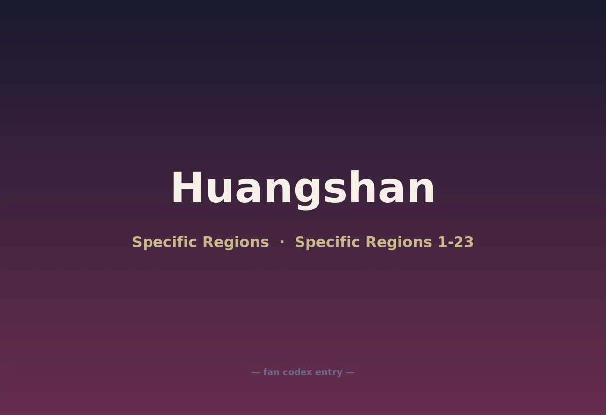 Huangshan
