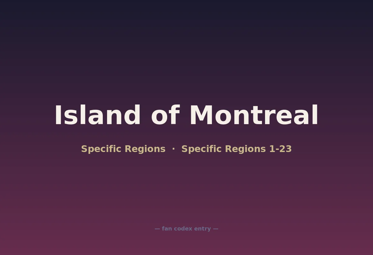 Island of Montreal