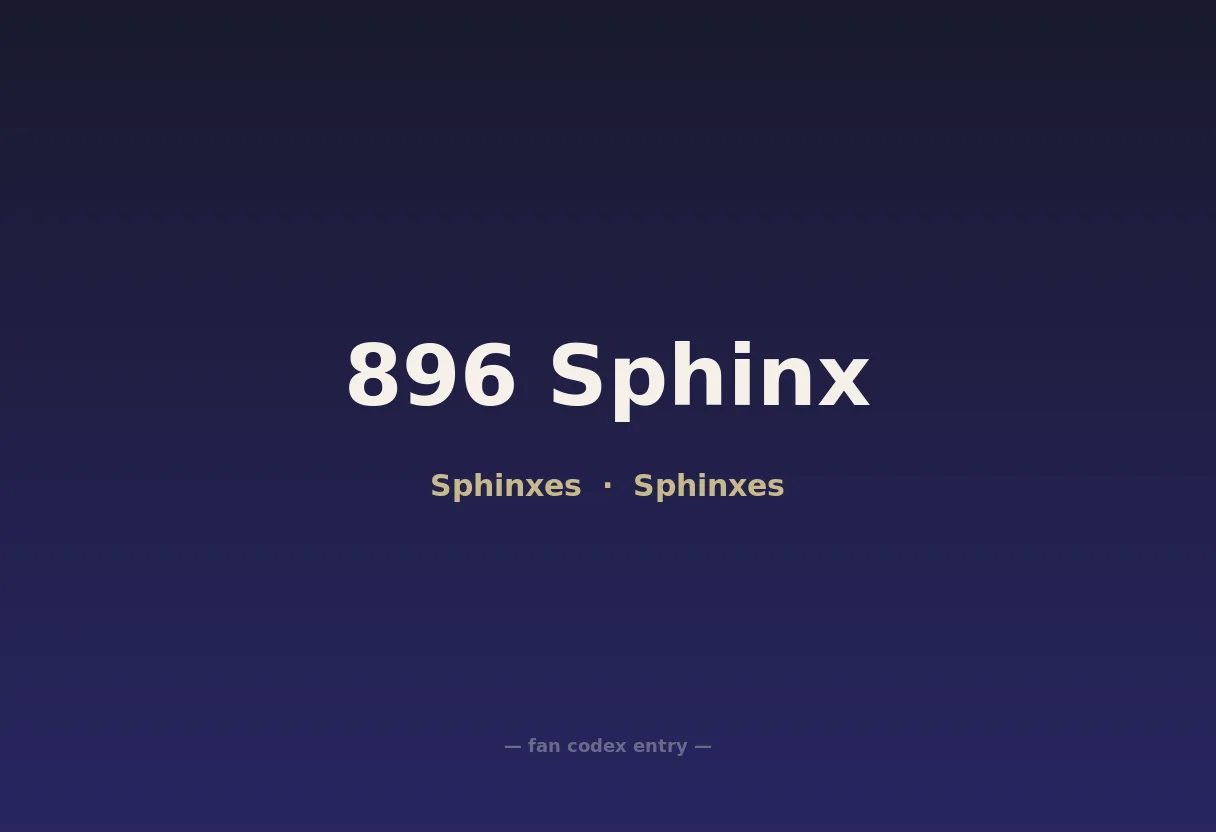 896 Sphinx