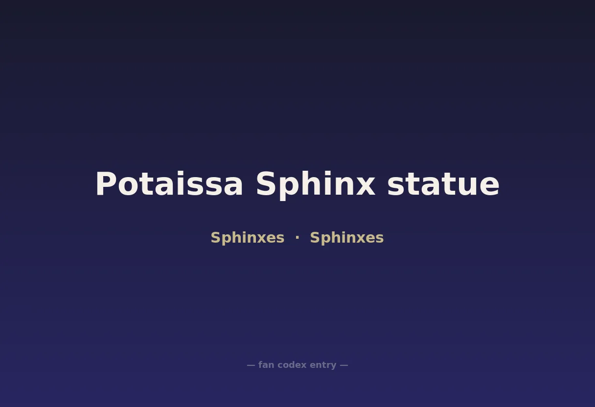 Potaissa Sphinx statue