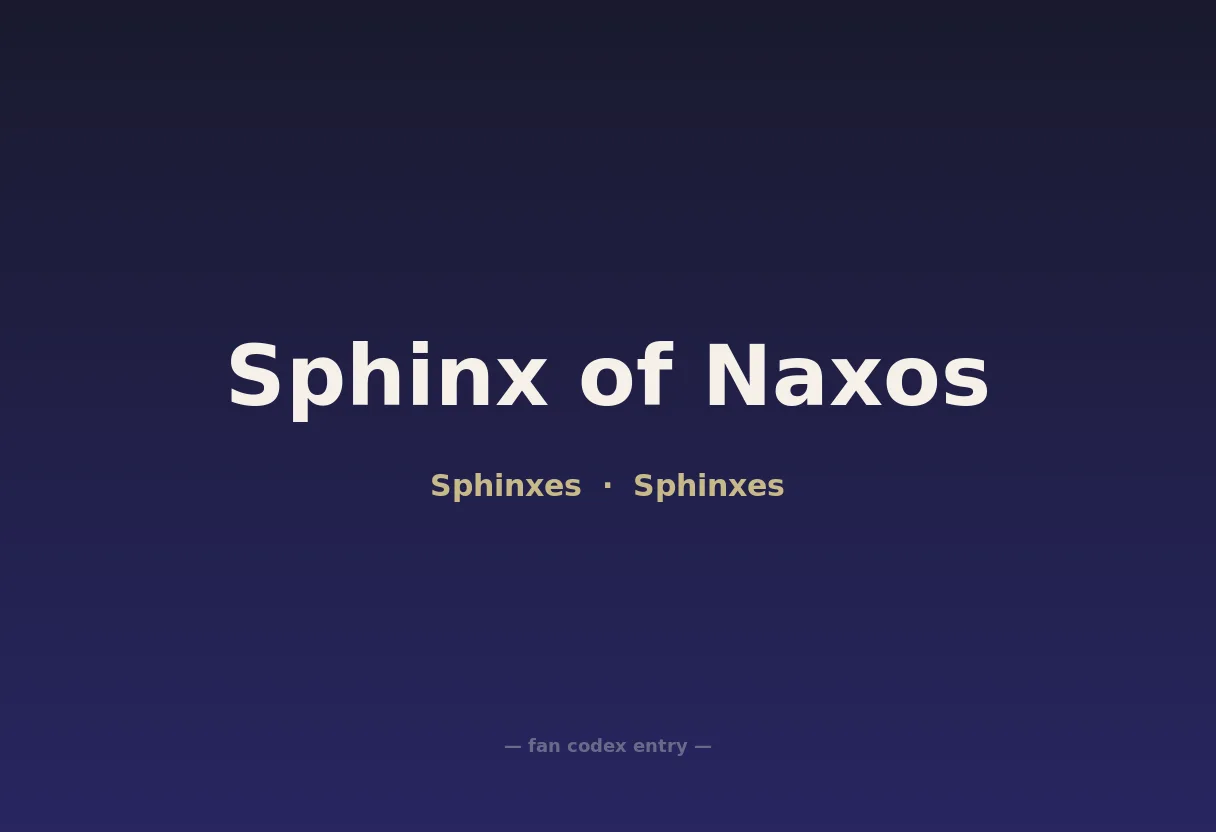 Sphinx of Naxos