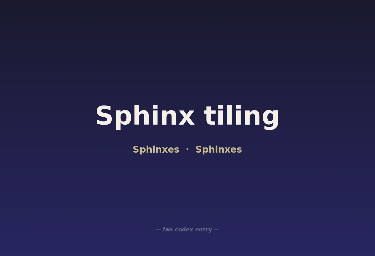 Sphinx tiling