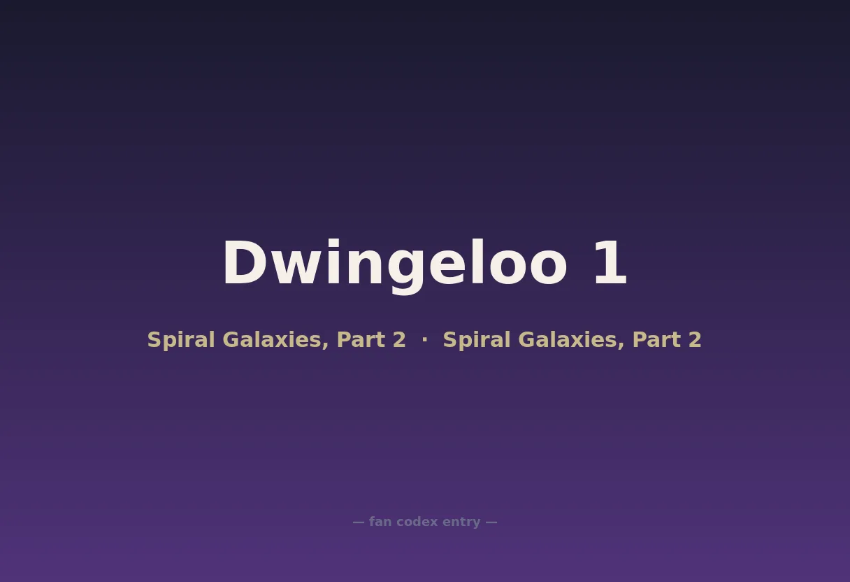 Dwingeloo 1