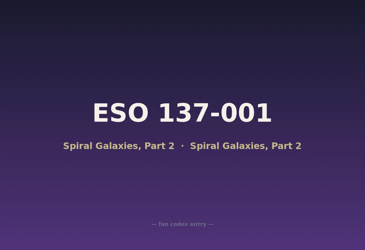 ESO 137-001