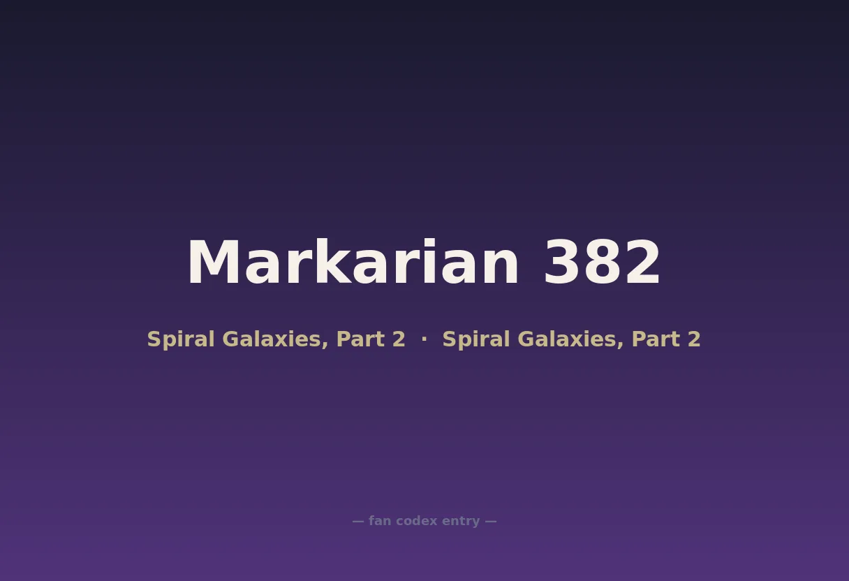 Markarian 382