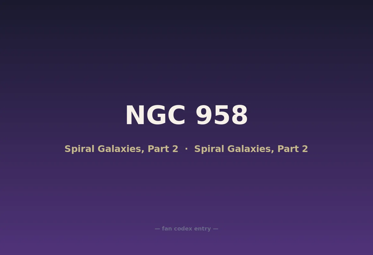 NGC 958