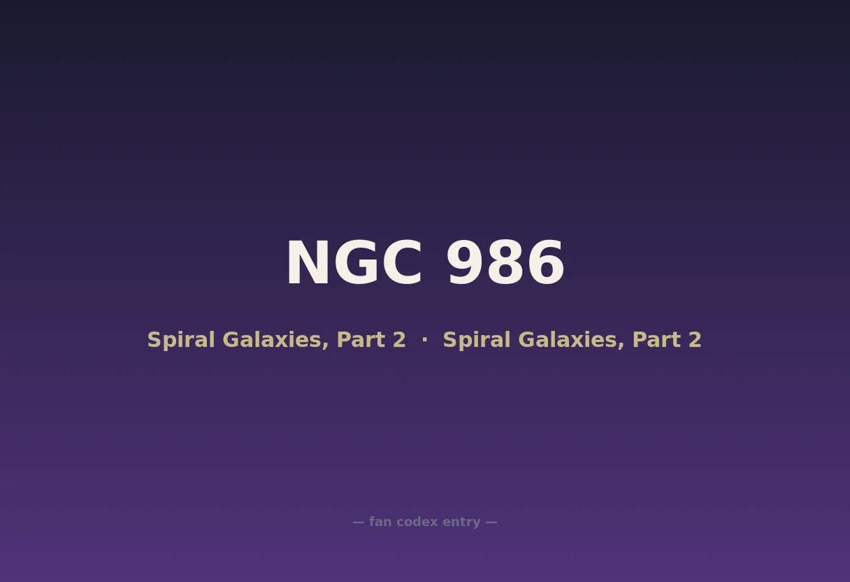 NGC 986