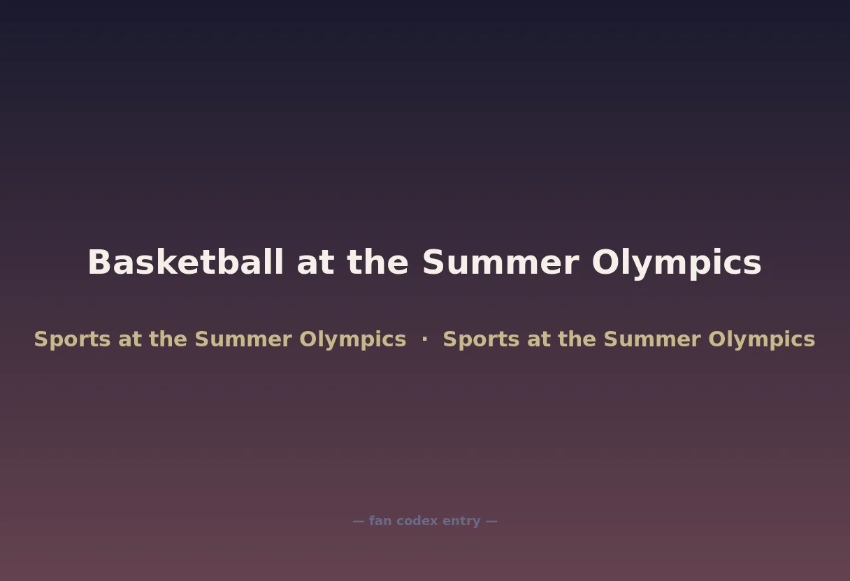 Basketball at the Summer Olympics