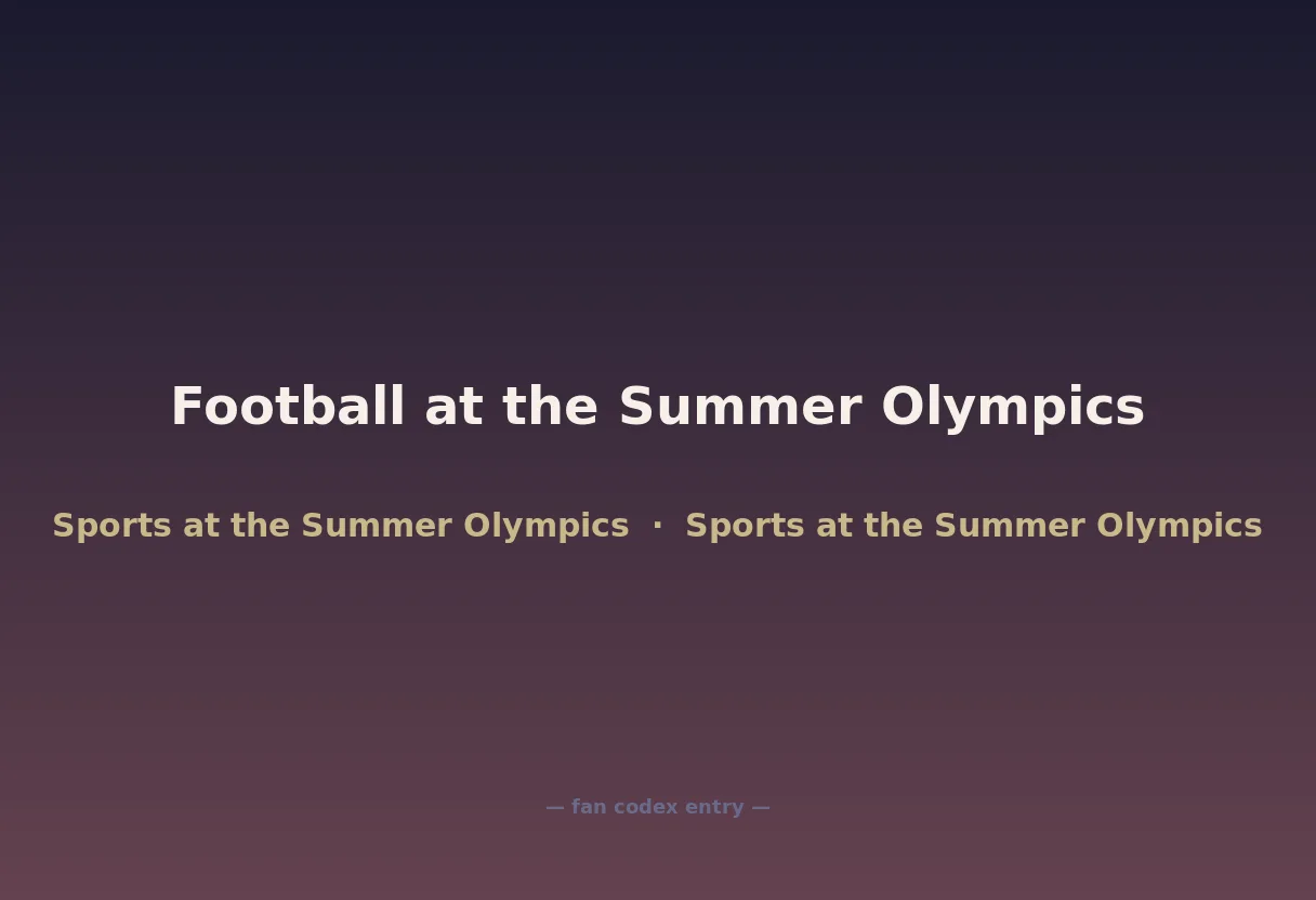 Football at the Summer Olympics