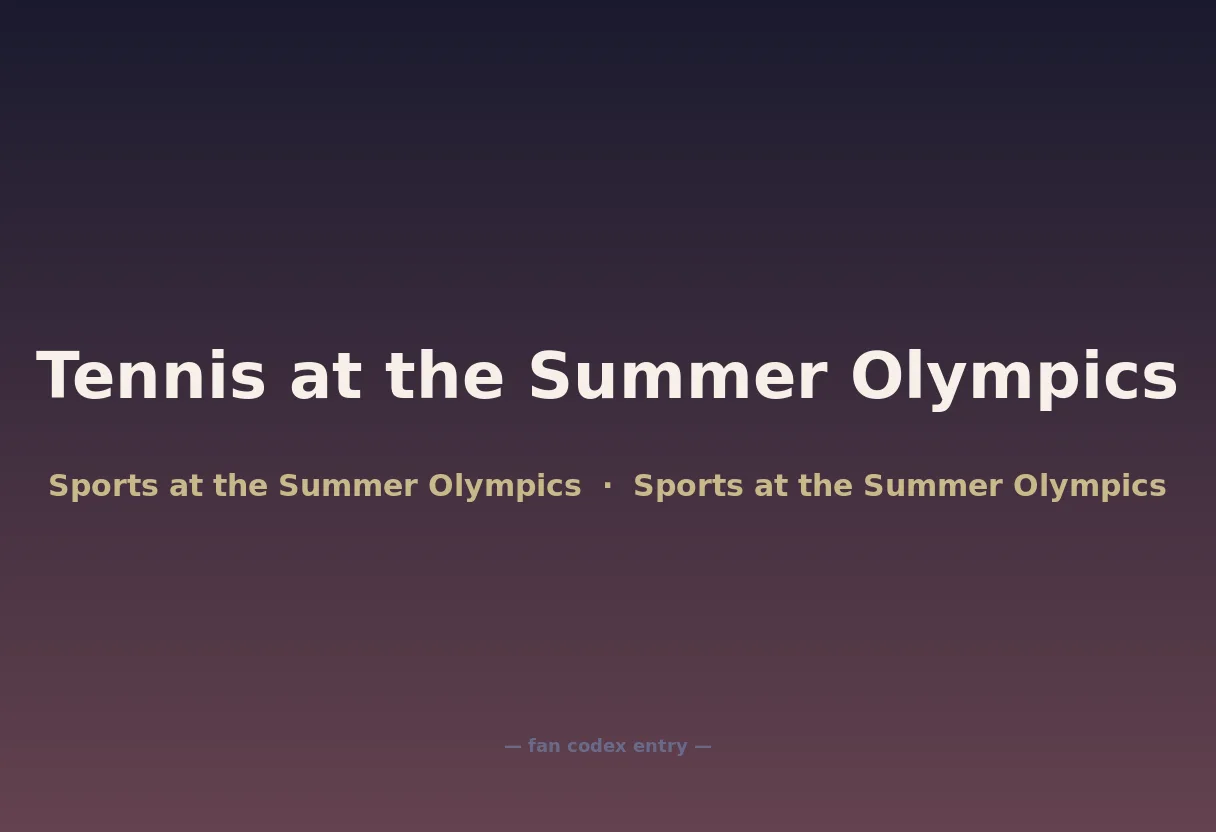 Tennis at the Summer Olympics
