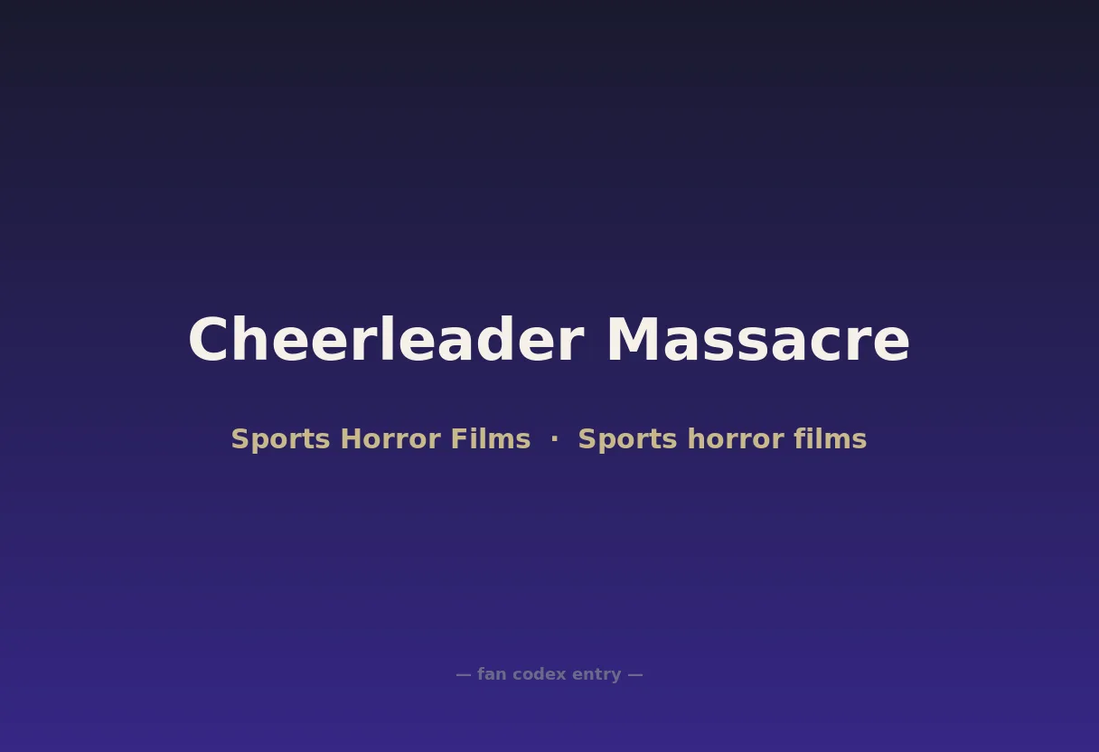 Cheerleader Massacre