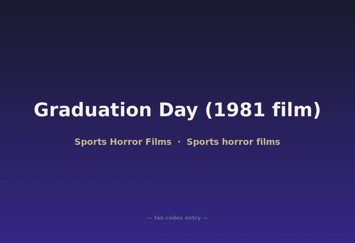 Graduation Day (1981 film)