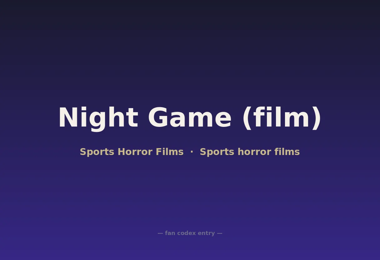 Night Game (film)