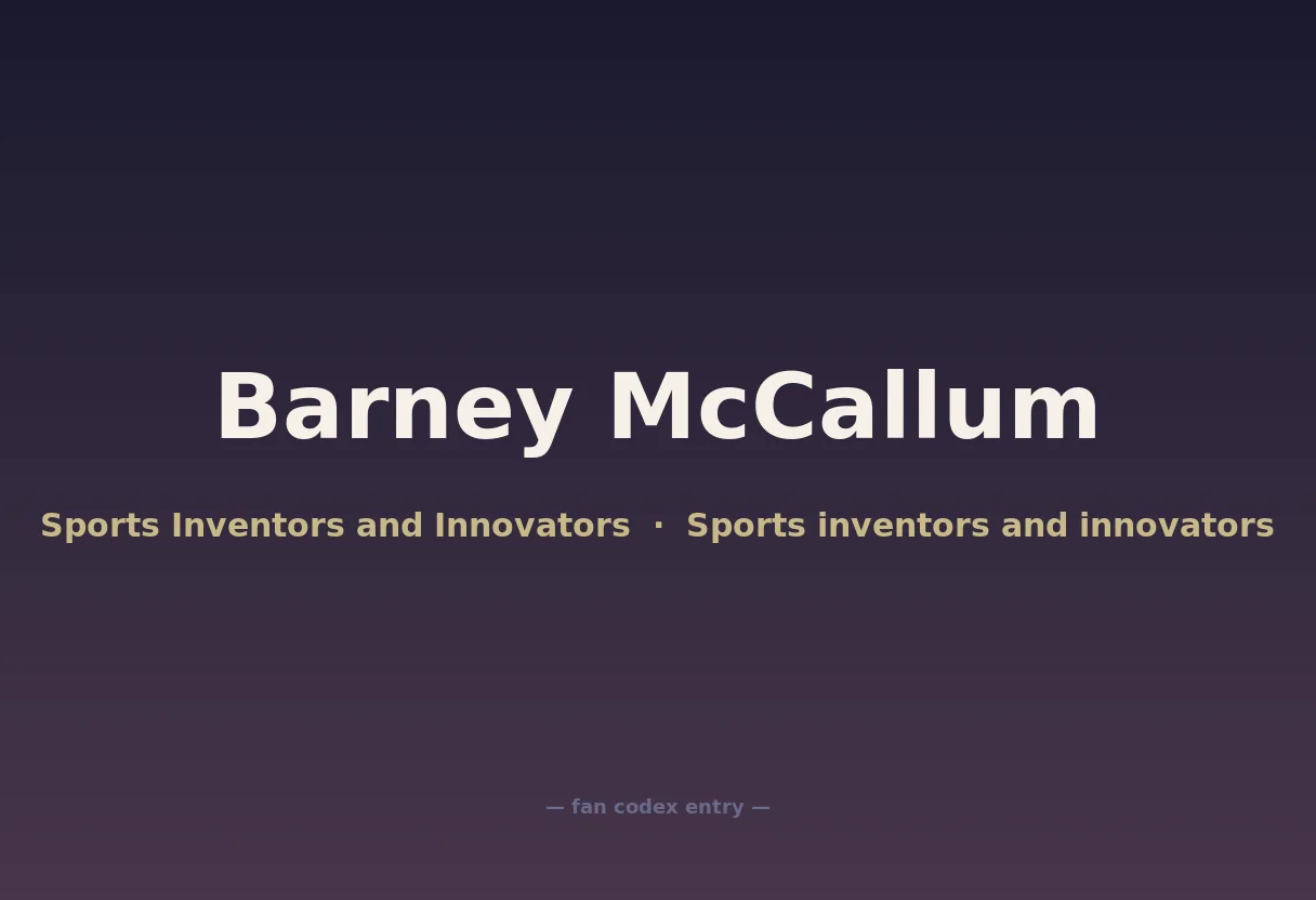 Barney McCallum