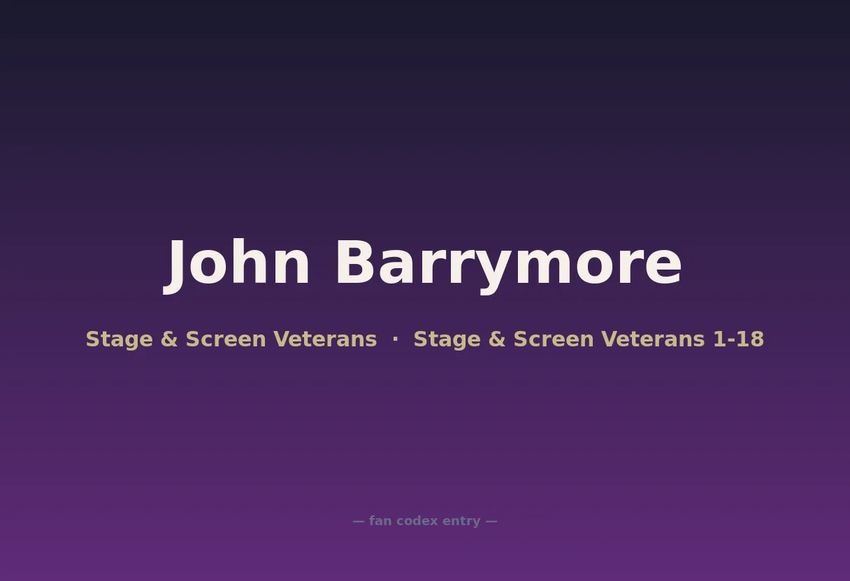 John Barrymore