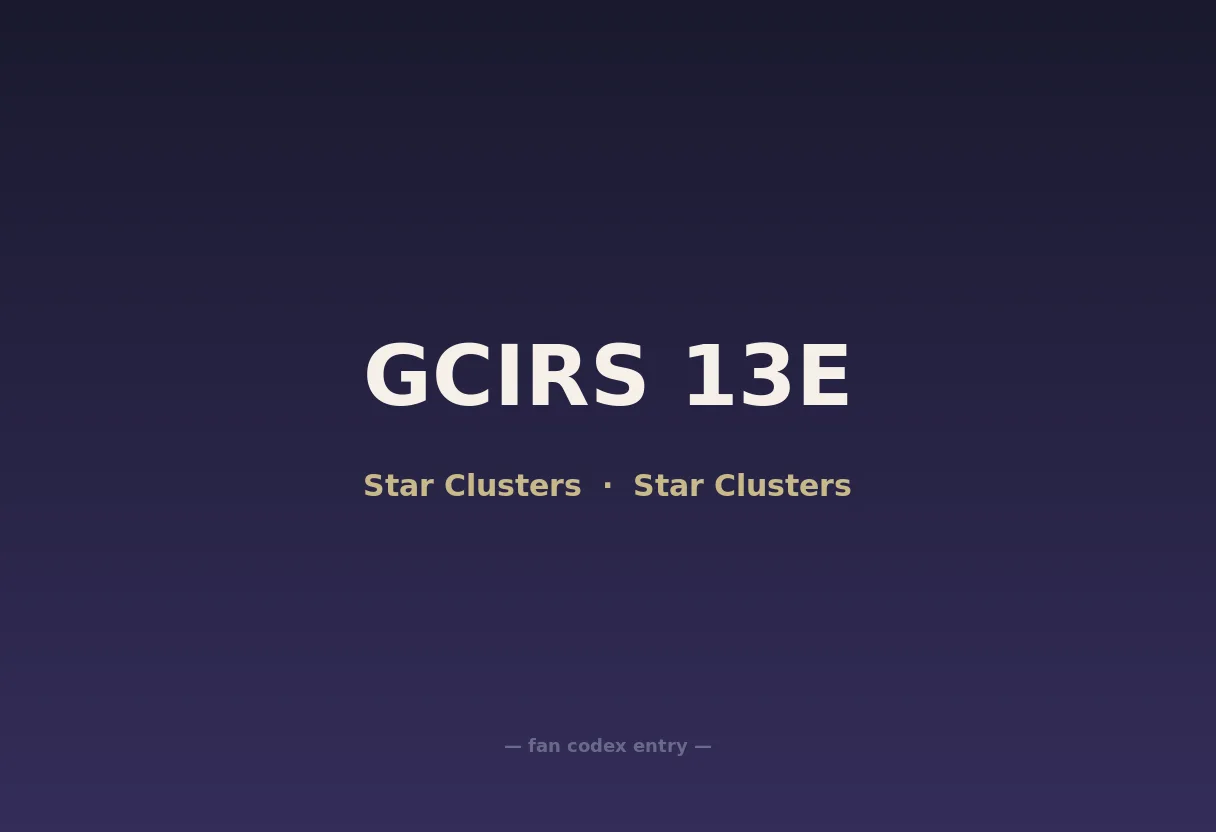 GCIRS 13E