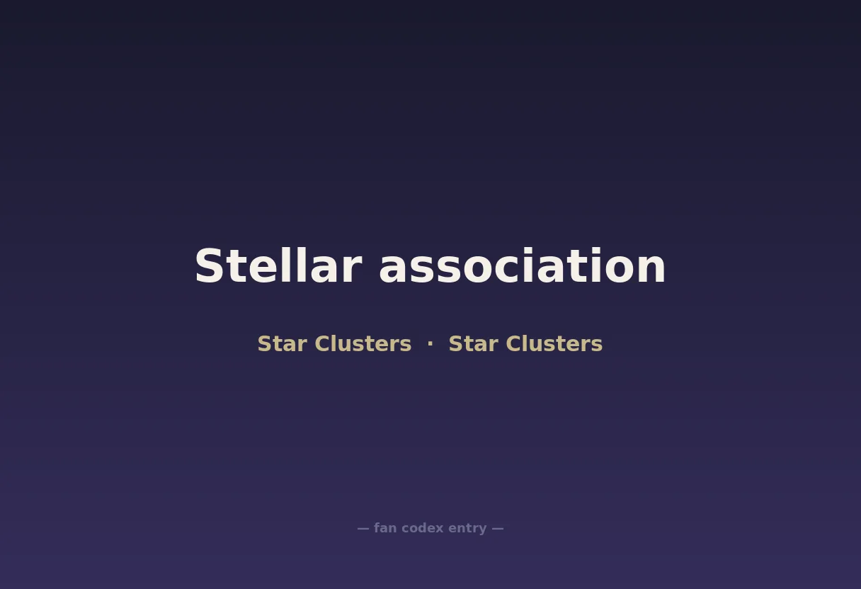 Stellar association