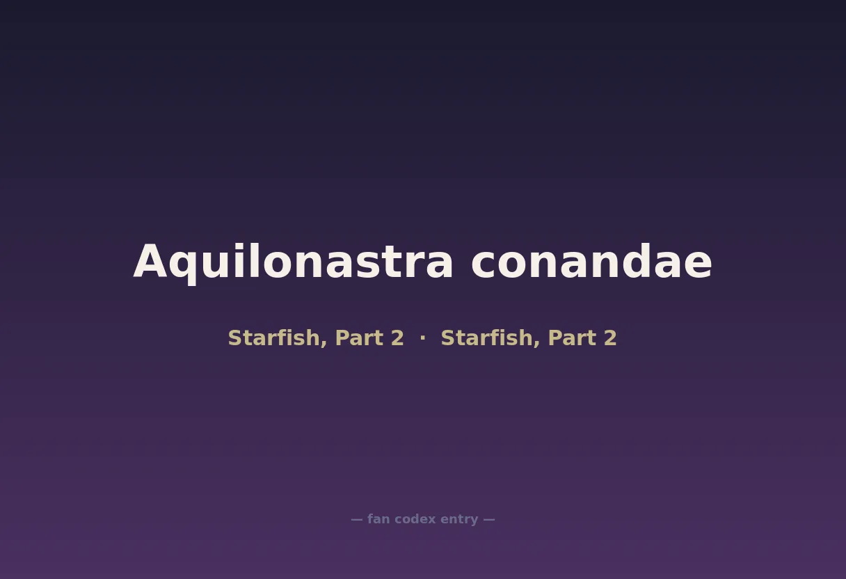Aquilonastra conandae