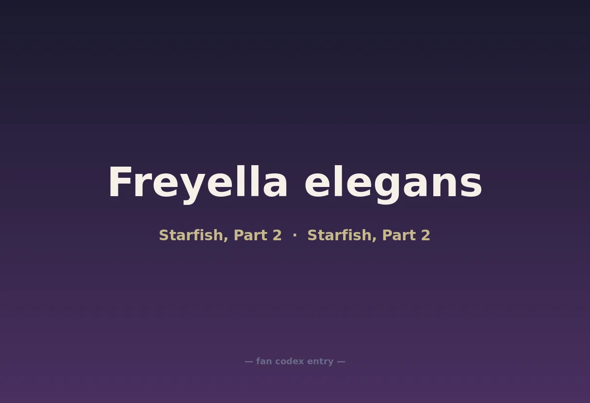 Freyella elegans