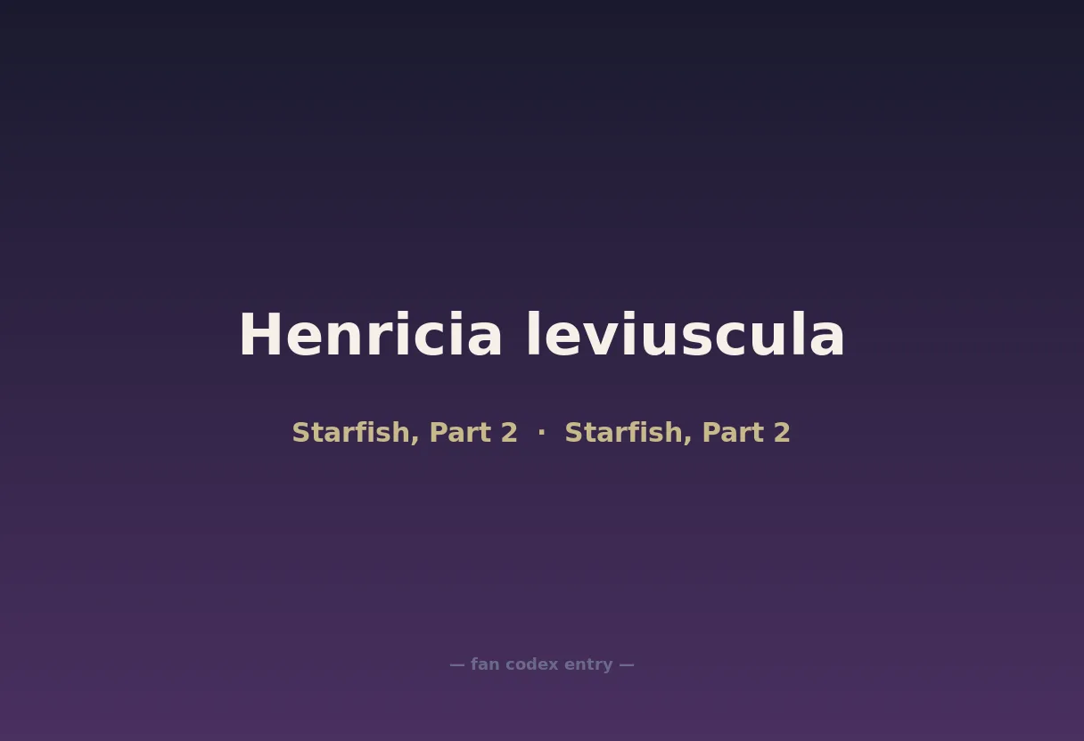 Henricia leviuscula