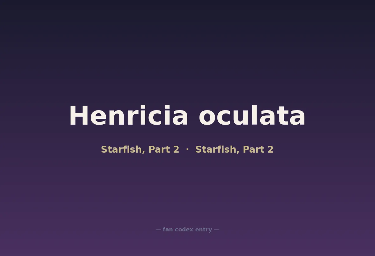 Henricia oculata
