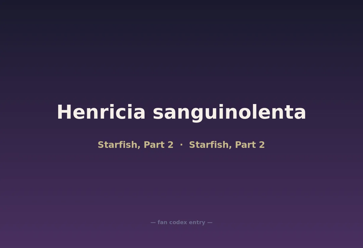 Henricia sanguinolenta