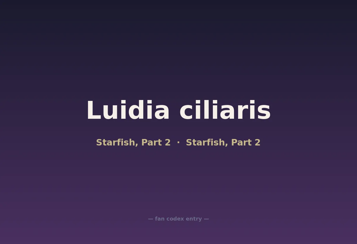 Luidia ciliaris