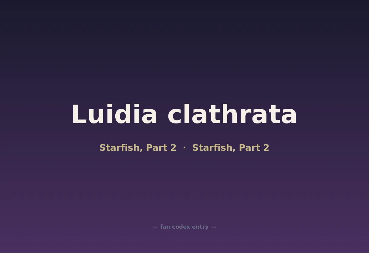 Luidia clathrata
