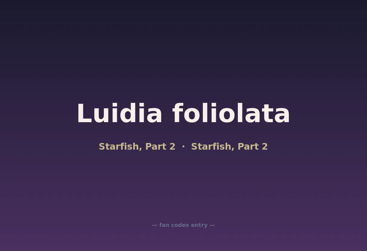 Luidia foliolata
