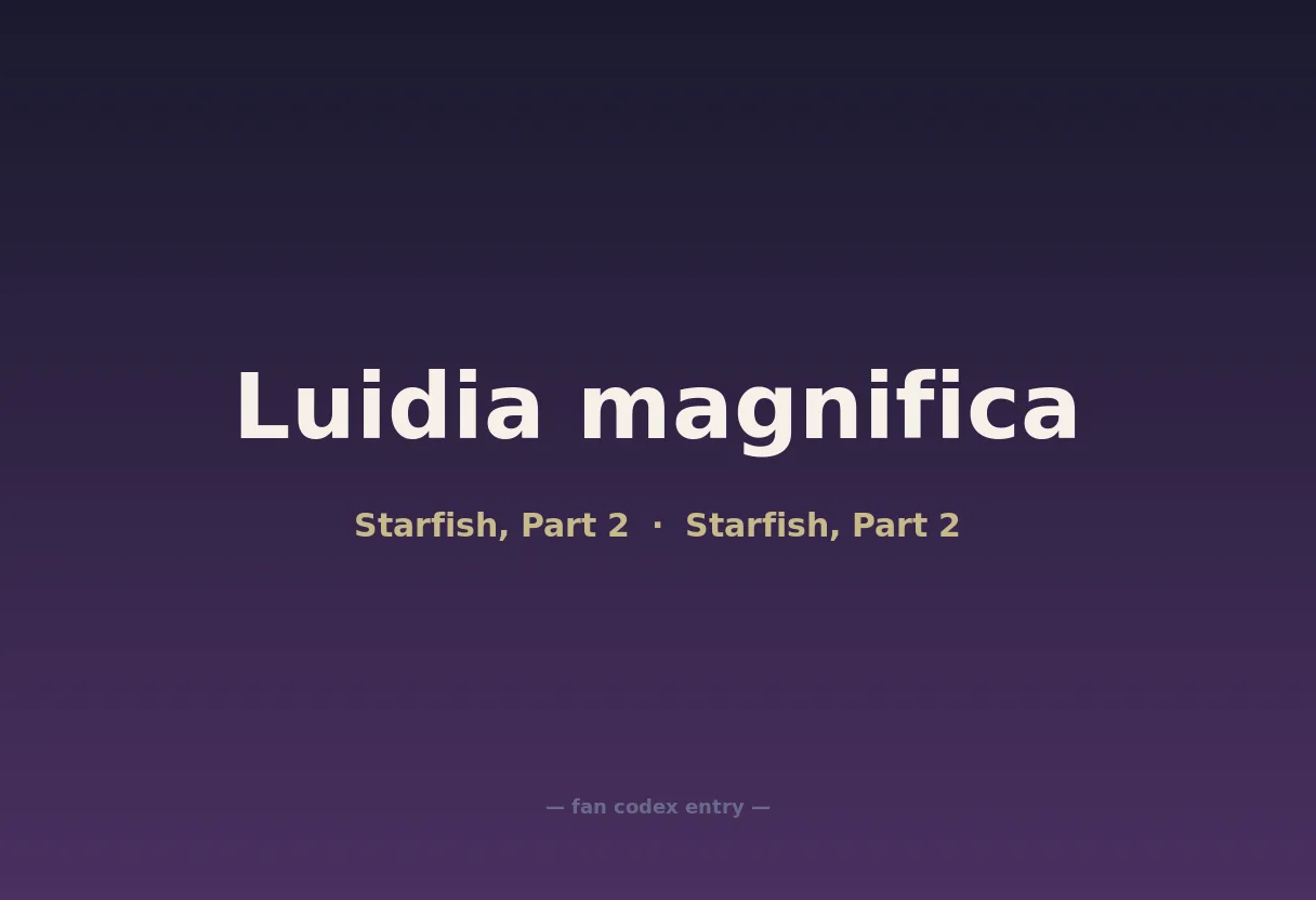 Luidia magnifica