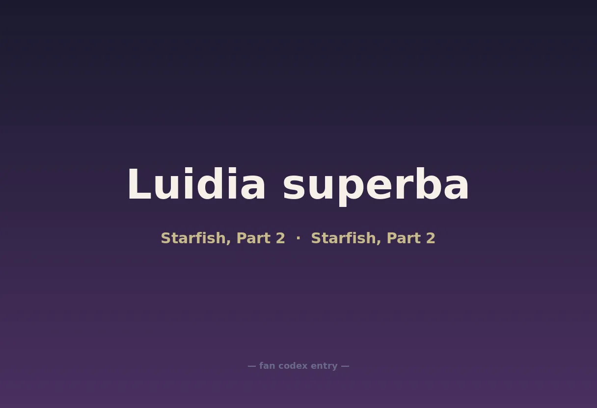 Luidia superba