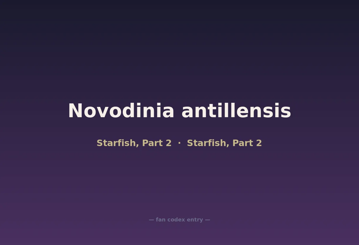 Novodinia antillensis