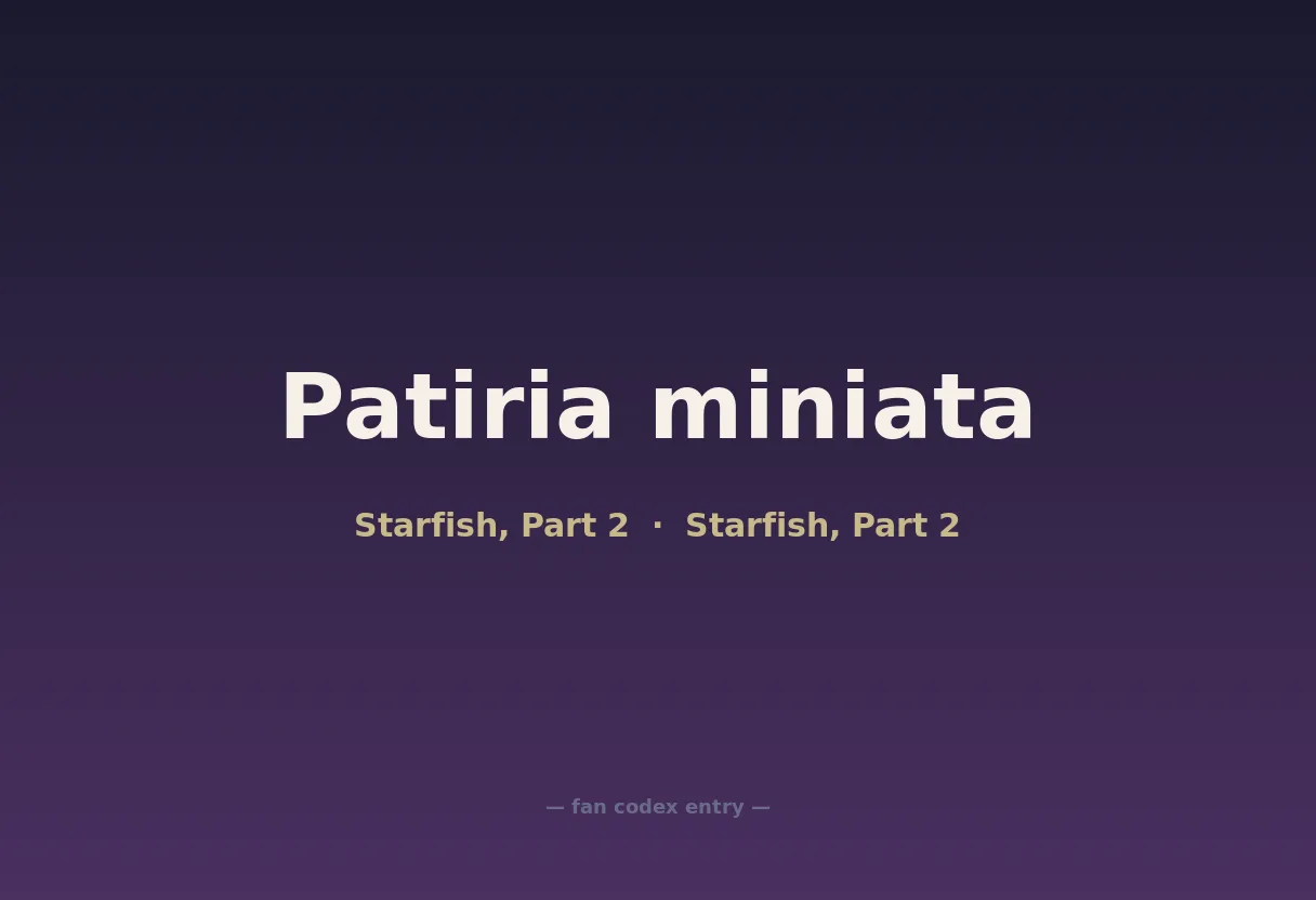 Patiria miniata