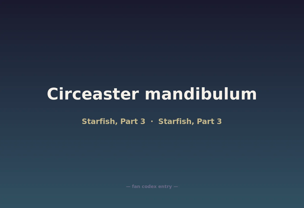 Circeaster mandibulum