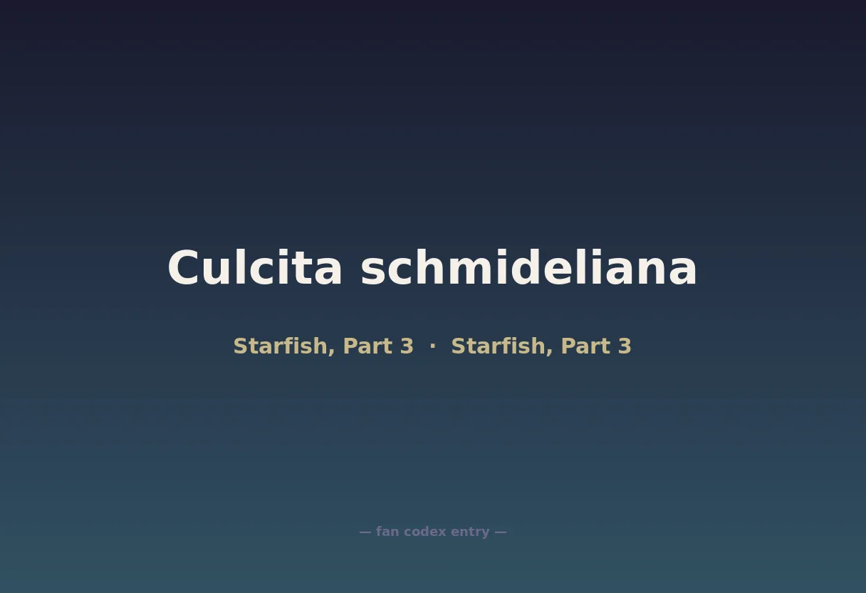 Culcita schmideliana