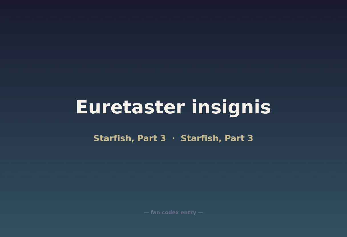 Euretaster insignis