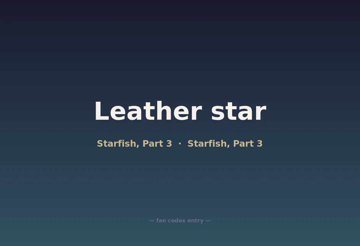 Leather star