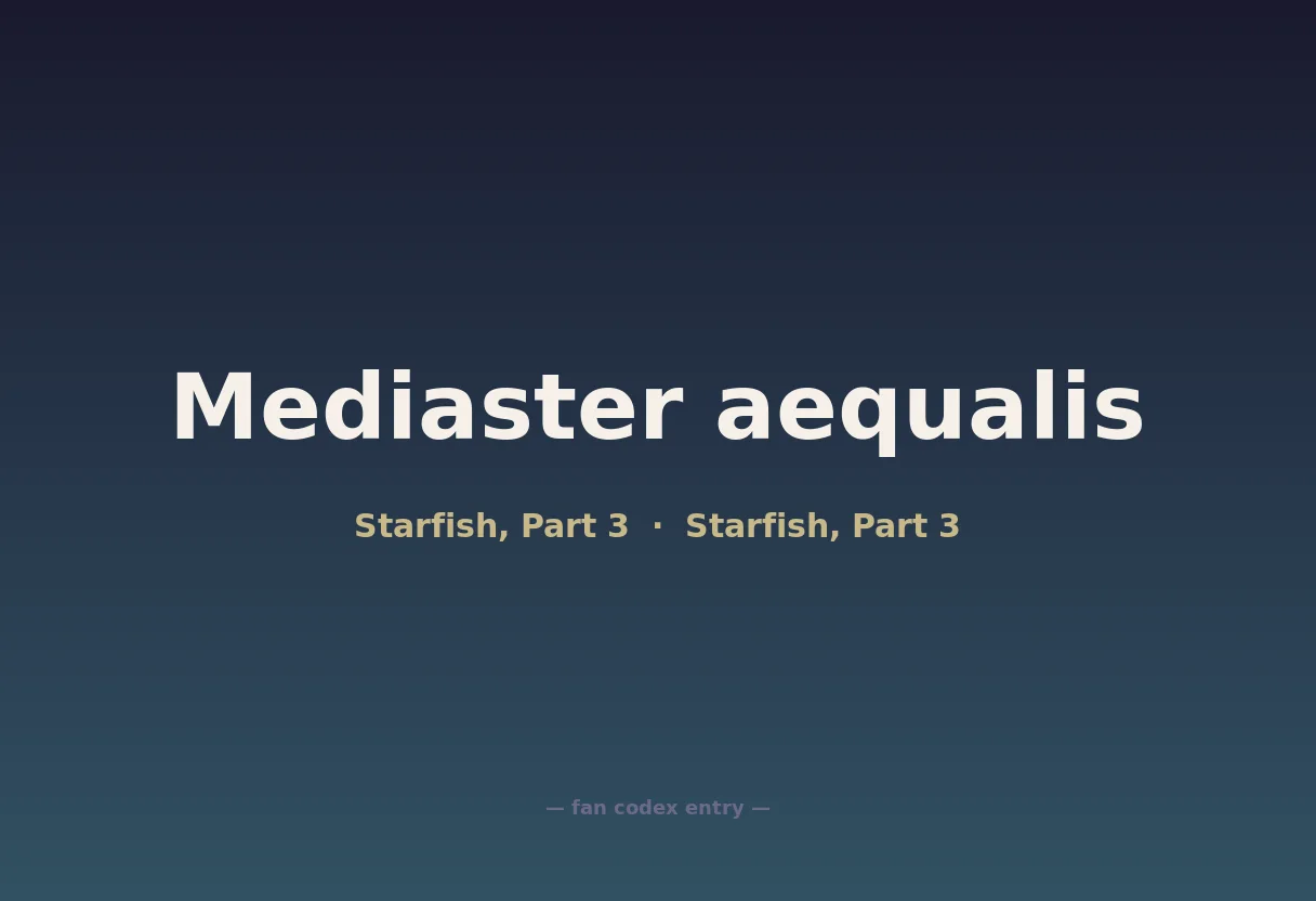 Mediaster aequalis
