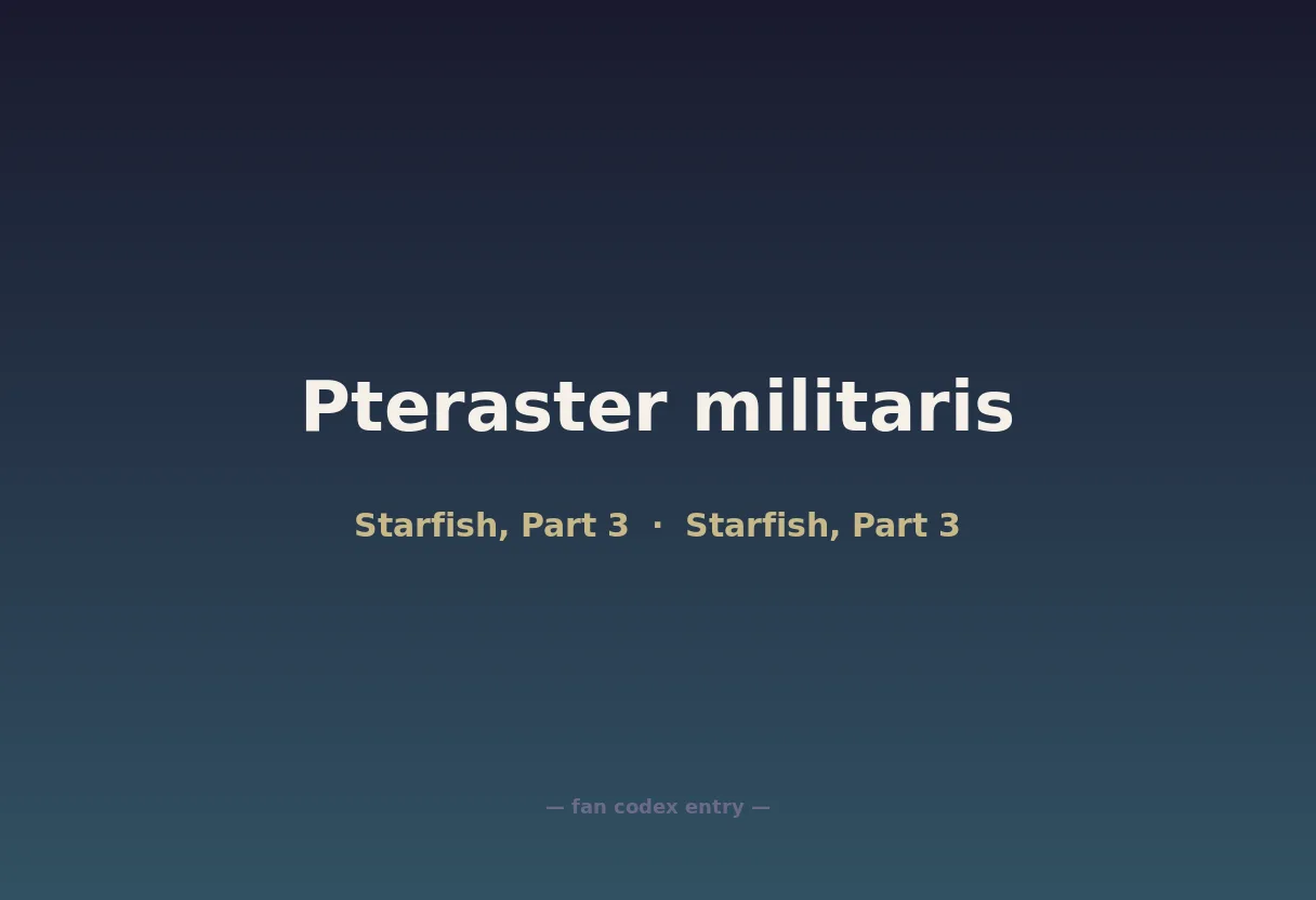 Pteraster militaris