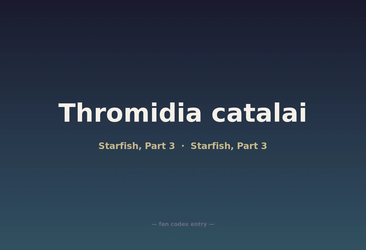 Thromidia catalai