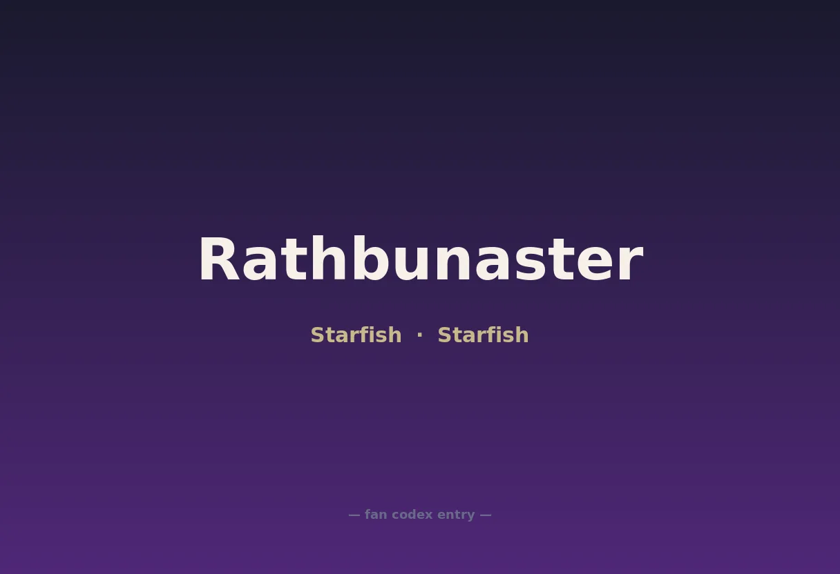 Rathbunaster