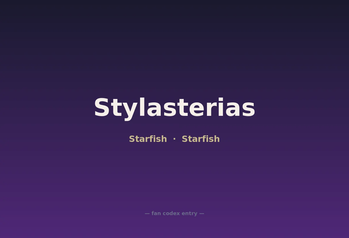 Stylasterias
