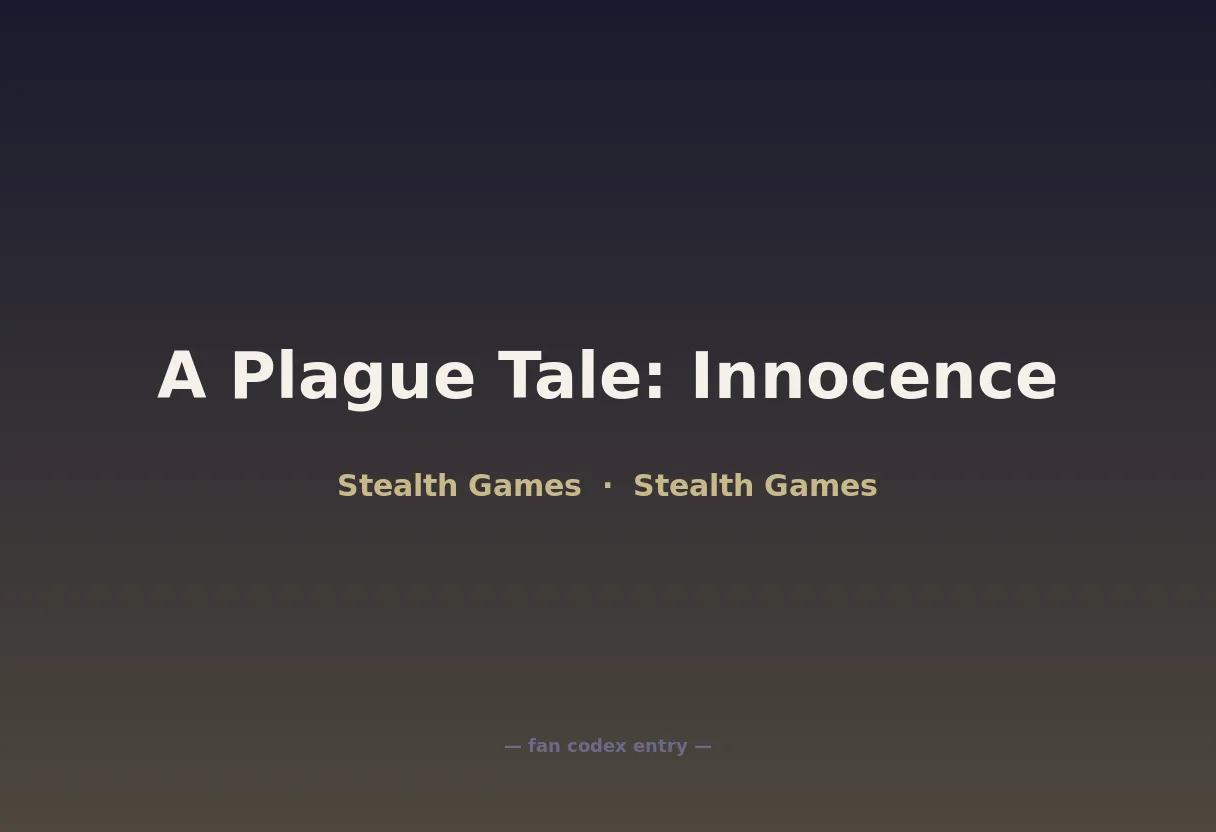 A Plague Tale: Innocence